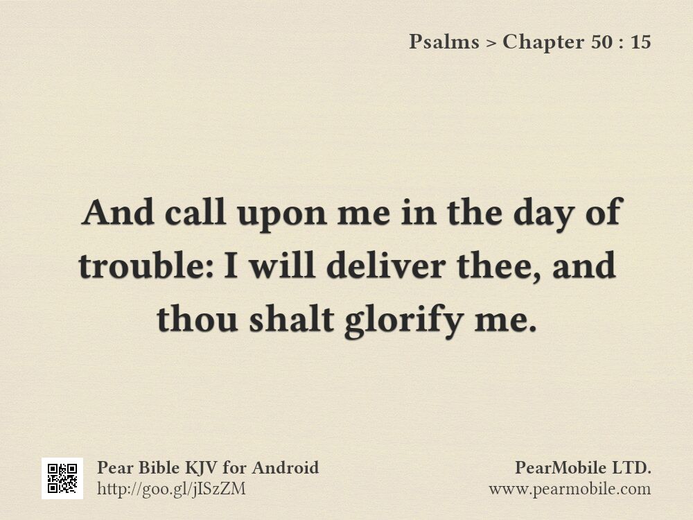 Psalms, Chapter 50:15